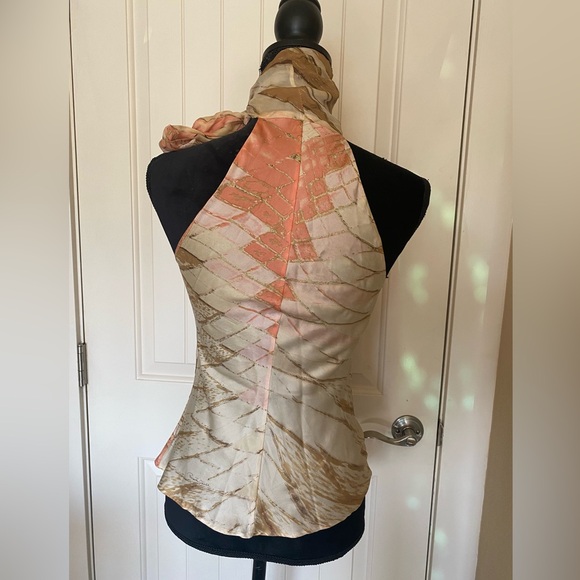 Roberto Cavalli Silk Bow Blouse Small - Picture 3 of 7